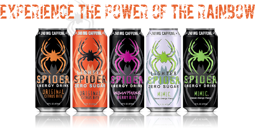 Spider Energy Drinks - Spike Bracelet - Beaded Bracelet - Stud Bracelet (940x432), Png Download