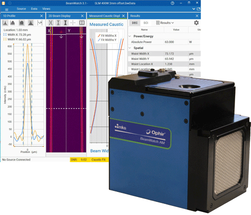 Ophir® Beamwatch® Am Is The Industry's First Non-contact - Ophir Optronics (504x431), Png Download