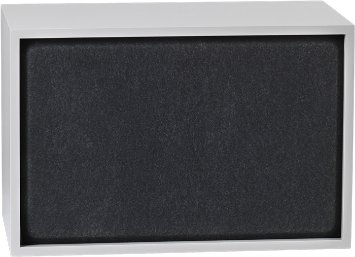 83504 Stacked Acoustic Panel Black Melange Large 1502287682 - Picture Frame (2000x2000), Png Download