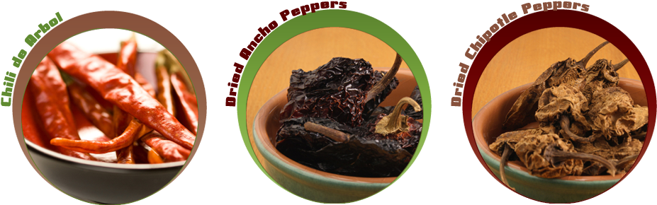 Dried Chili Peppers - Ancho Chiles (950x340), Png Download