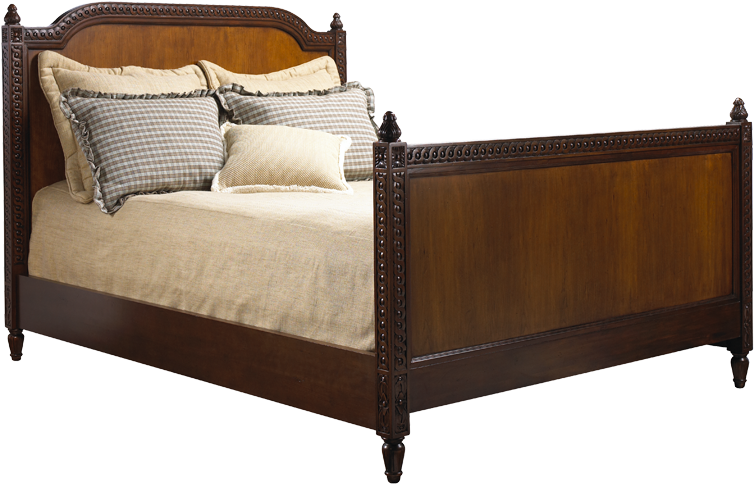 Compare - French Heritage Lilles Panel Bed Size: King (800x800), Png Download