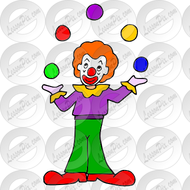 Clown Clipart Able - Circus (380x380), Png Download