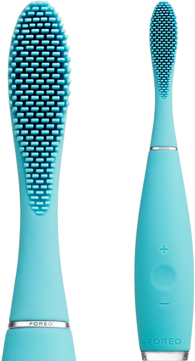 A Smarter Way To Brush - Foreo Issa Brush Head - Mint Sky Blue (425x523), Png Download