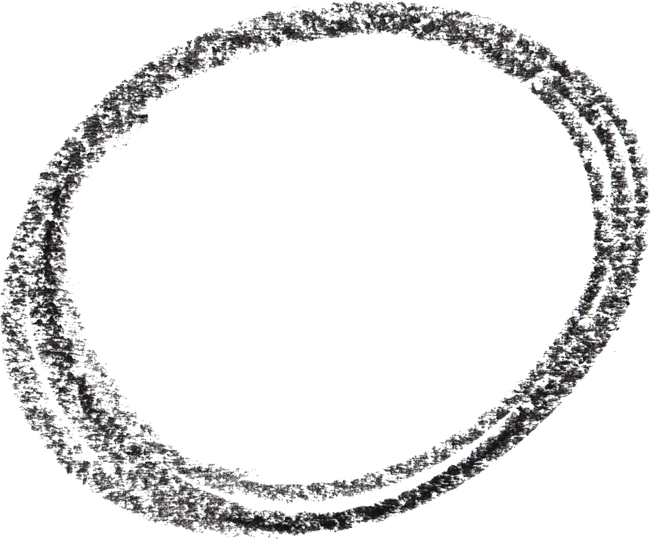 6 Crayon Circle Scribble - Crayon Circle Png (946x783), Png Download