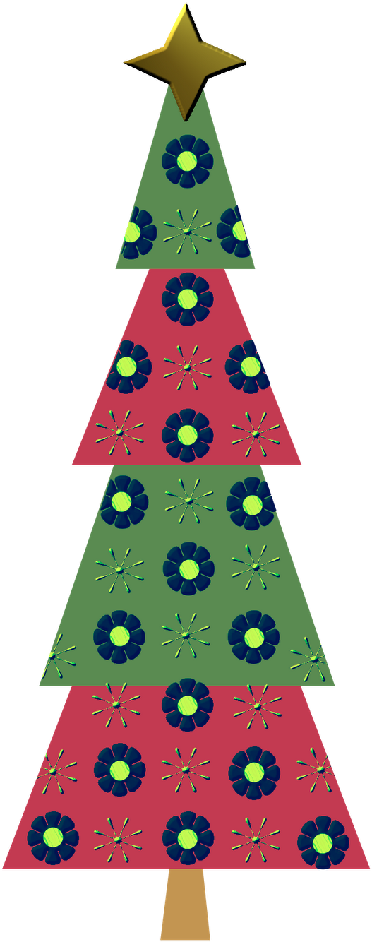 Gifs Tubes De Natal 2 - Christmas Tree (758x1600), Png Download