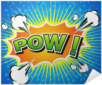 Comic Speech Bubble, Cartoon Poster • Pixers® • We - Bulle Bande Dessinée Pow (400x400), Png Download