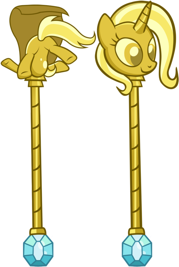 Trixie's Pimp Cane By Pixelkitties - Twilight Sparkle Cane Meme (754x1059), Png Download