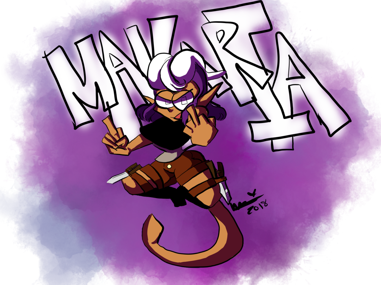 Makaria Graffitti - Medibang Inc. (1280x960), Png Download