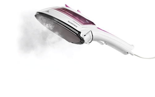 Steam Brush, White/purple - Clothes Iron (500x500), Png Download