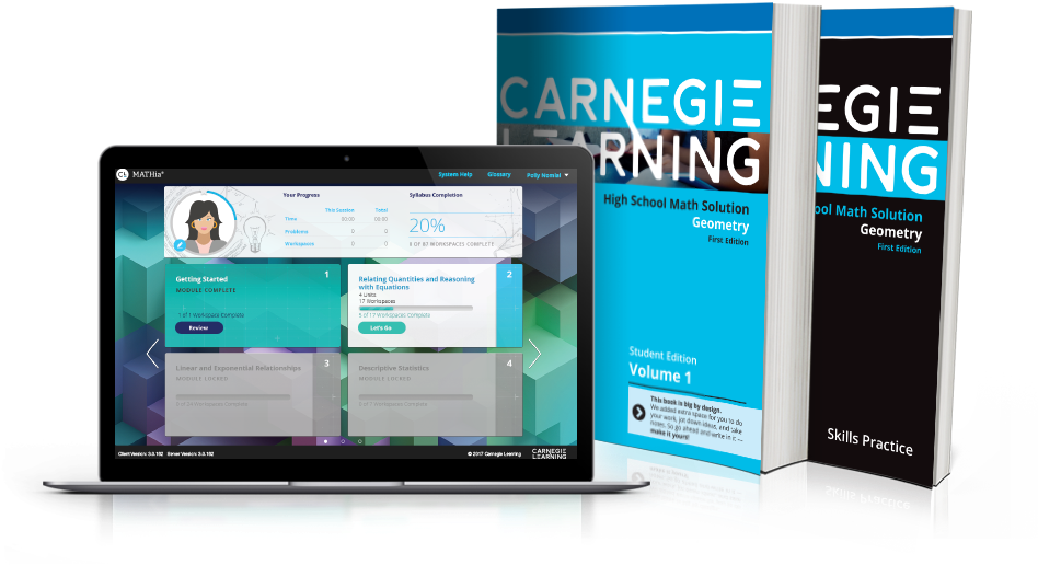 High School Math Solution - Carnegie Learning Integrated Math 1 (1200x534), Png Download