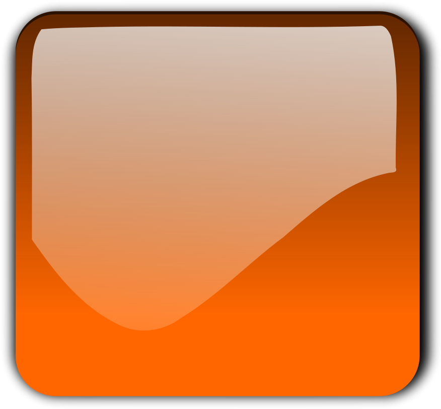 How To Set Use Orange Glossy Button Svg Vector - Clip Art (900x852), Png Download