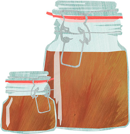 Kilner Orange Square - Frasco De Salsa Png (620x620), Png Download