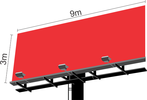 Outdoor Vetor Png - Tamanho Padrão De Outdoor (500x340), Png Download
