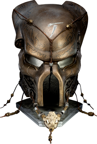 Predator Mask Of Awesomeness - Alien Vs Predator Elder Predator Mask (388x578), Png Download