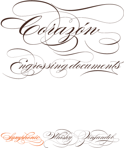 Burgues Script (436x578), Png Download