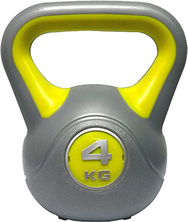 Kettlebell Pesas Rusas 4 Kilos Profesional Importada - Dkn 4kg Vinyl Kettlebell (800x800), Png Download