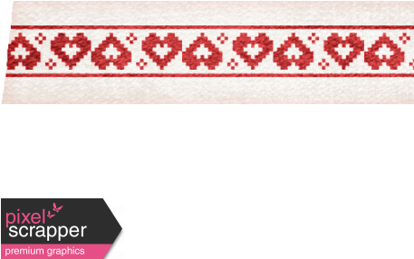 Treasured Heart Ribbon - Digital Scrapbooking (456x456), Png Download