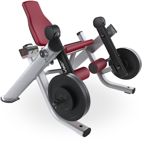 Leg Extension - Life Fitness Signature Series Plate Loaded Leg Extension (500x500), Png Download