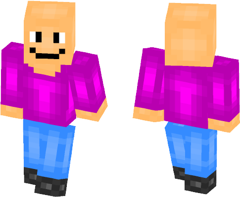 Bald Man - Minecraft (584x497), Png Download