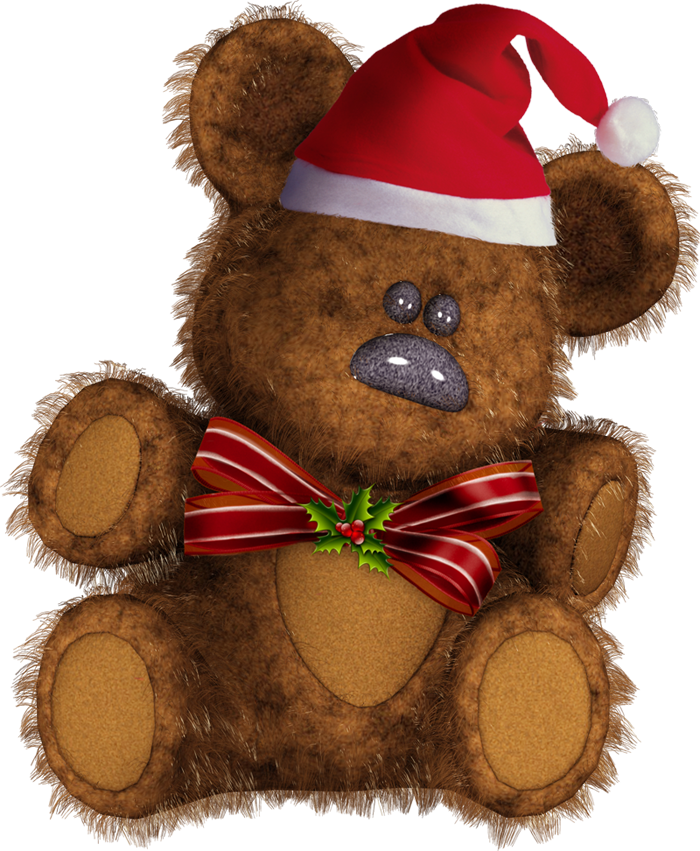 Christmas Teddy Bear - Kundengebundene Teddybär-weihnachtskarte Karte (700x851), Png Download