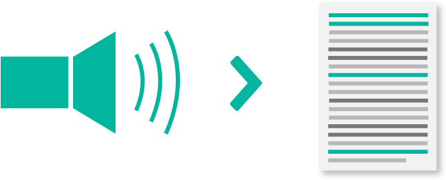 Audio Recognition - Speech (940x350), Png Download