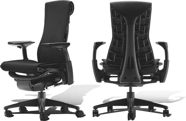Jumping Ahead Almost A Year After Purchasing My Herman - Herman Miller Embody Black (648x422), Png Download