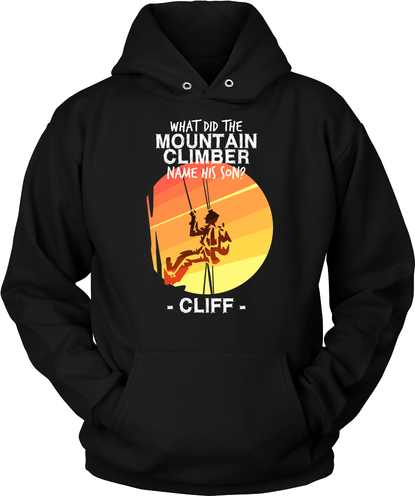 Joke Novelty Gift Hoodie,what Did The Mountain Climber - Travis Scott Astroworld Hoodie (1000x1000), Png Download