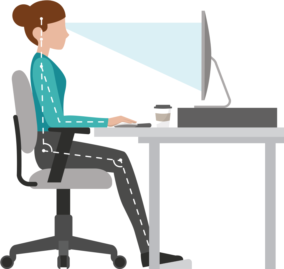 Ewi Works Providing Ergonomic Assessments And Solutions - Office Ergonomics Png (1000x1033), Png Download