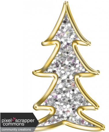 Christmas Tree - Digital Scrapbooking (456x456), Png Download