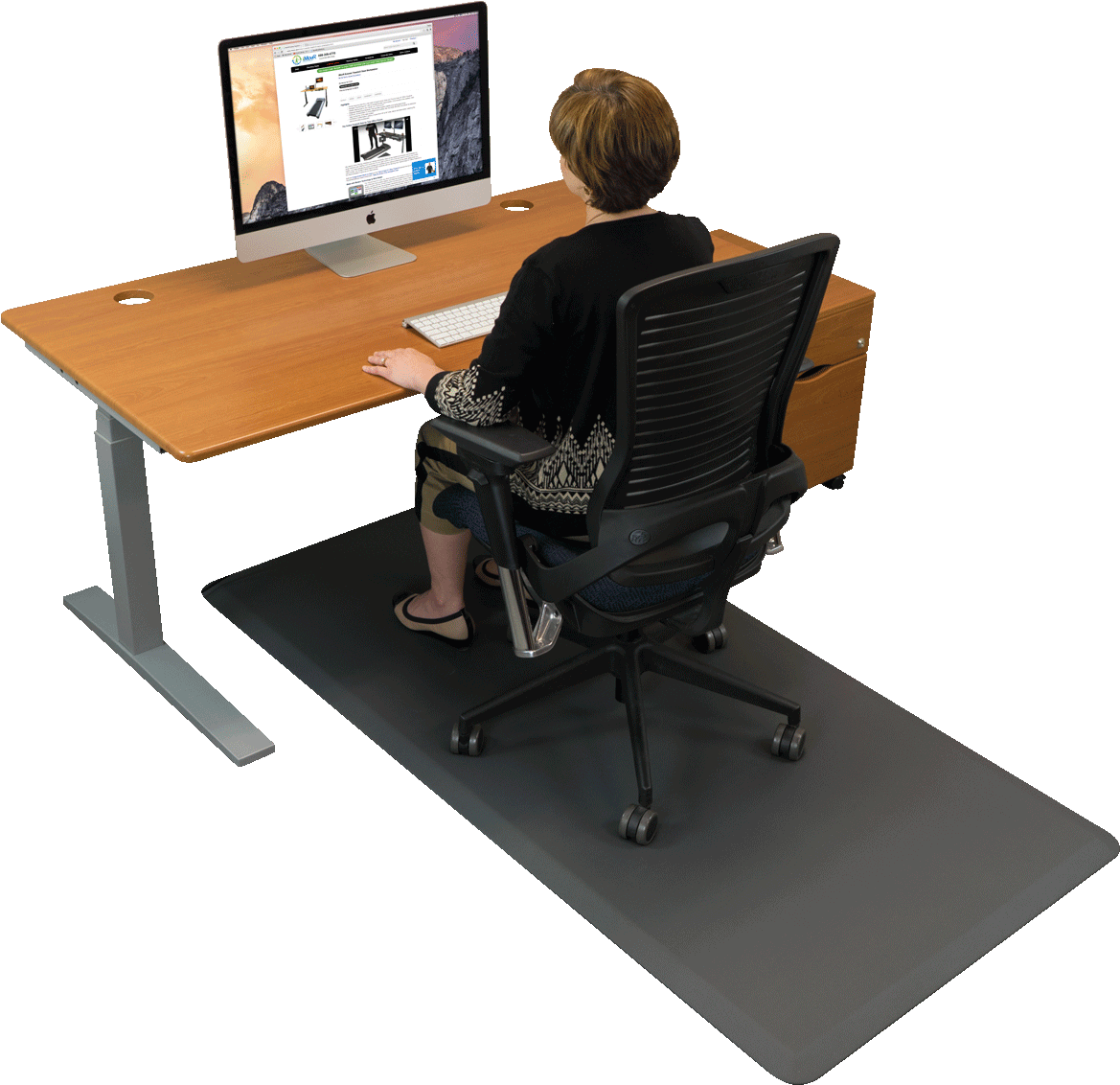 Sit-stand Mats - Mat (1200x1156), Png Download