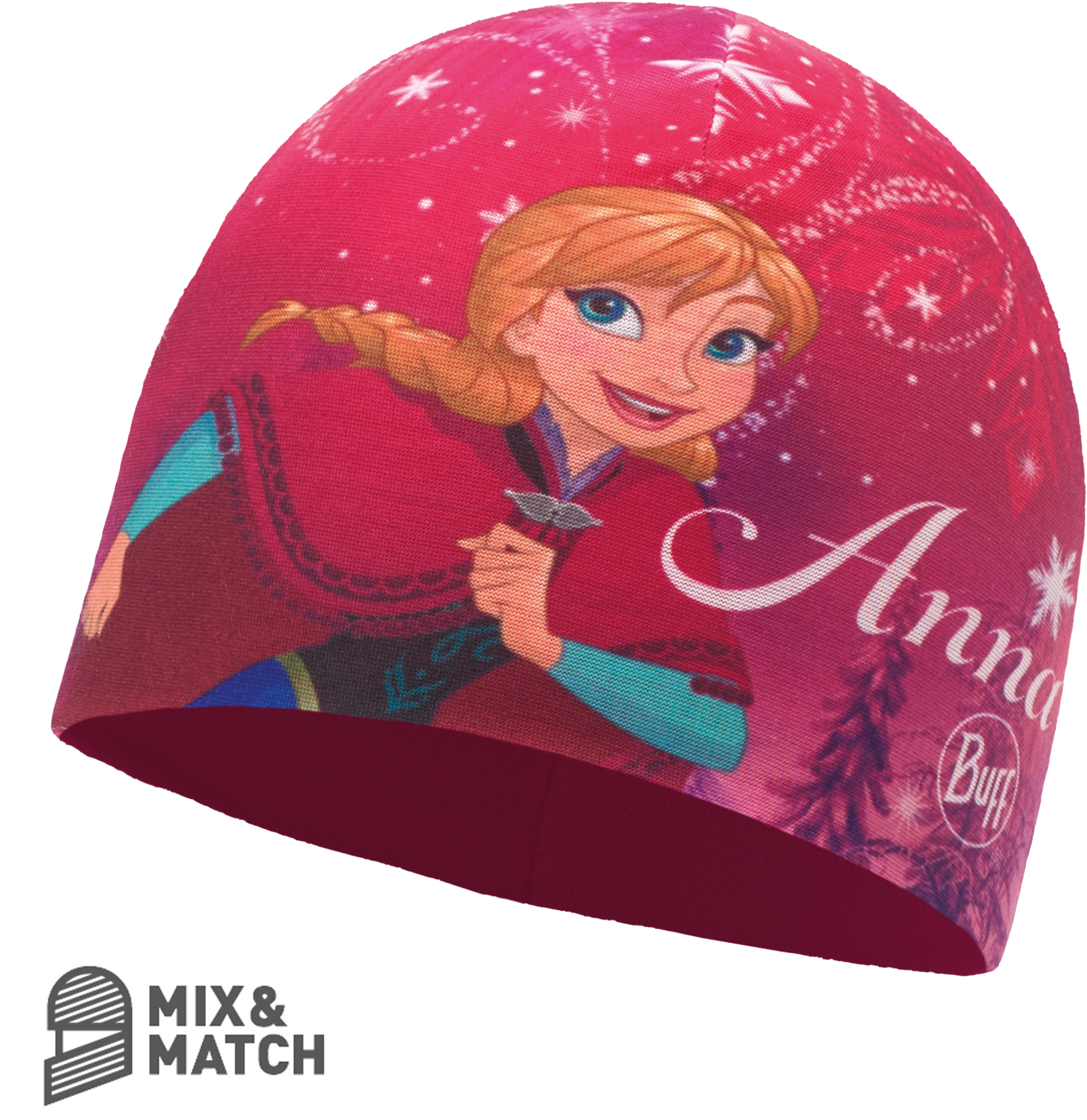 Frozen M&p Hat Anna Mardi Grape/dragon Fruit - Buff Hat Knitted Buff (380x380), Png Download