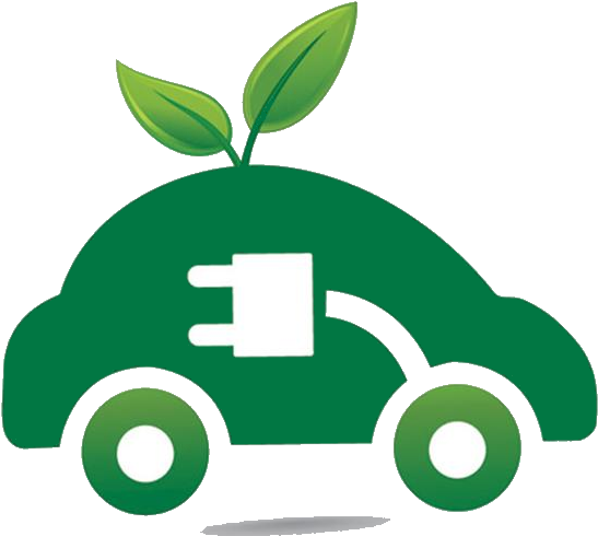 Green Electric Car Png (640x552), Png Download