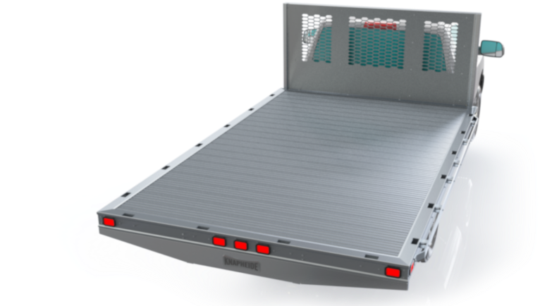 Aluminum Flatbed Truck Bodies - The Knapheide Manufacturing Company (1240x450), Png Download