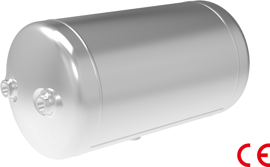 Aluminium Air Reservoir 20 Litre Ø 246mm Alu1004 - Reservoir D Air Aluminium (1021x627), Png Download