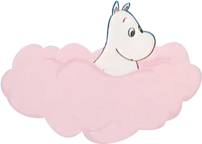 Comptine Pour Une Désespérée - Moomin Pastel (500x376), Png Download