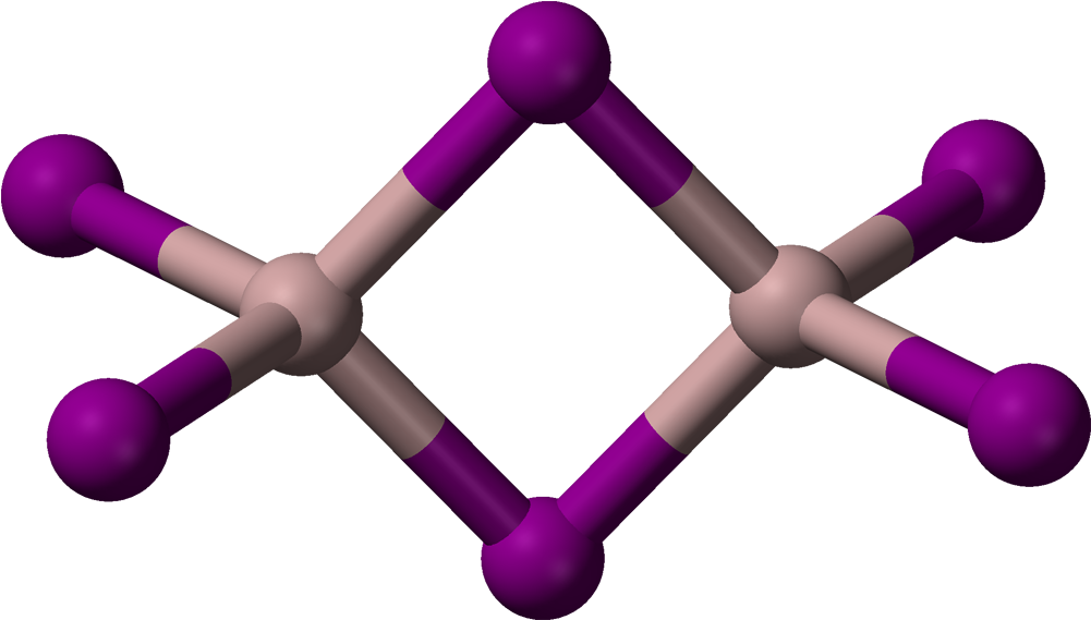 Copper Bromide Ball And Stick Model (1100x668), Png Download