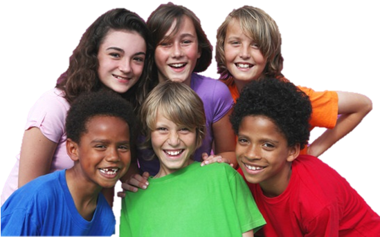 Areas Of Specialization - Mixed Group Of Children (548x365), Png Download