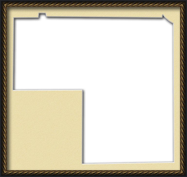 A Map Of Hendry With A Museum Style Picture Frame In - Vegetable Animals (768x724), Png Download