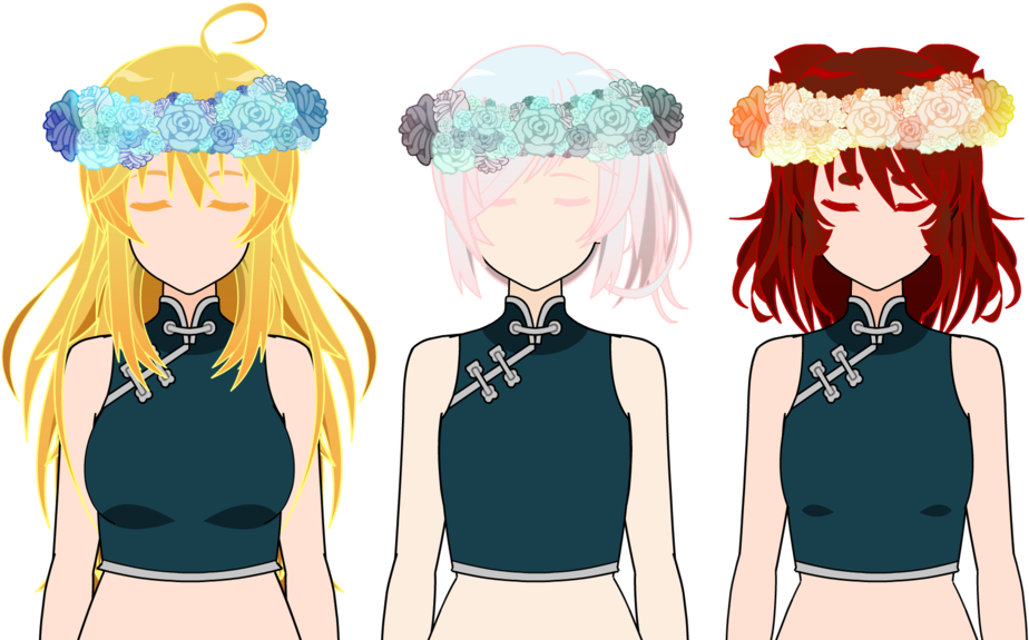 Hair Exports And Wreaths By Sogiyamakio-d9boe2t - Kisekae Exports Hair (1024x627), Png Download