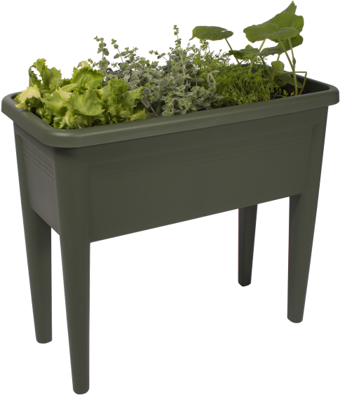 Home > Collection > Green Basics Grow Table Xxl - Elho Green Basic Seed Table Xxl Vivid Black (6926507543300) (750x750), Png Download