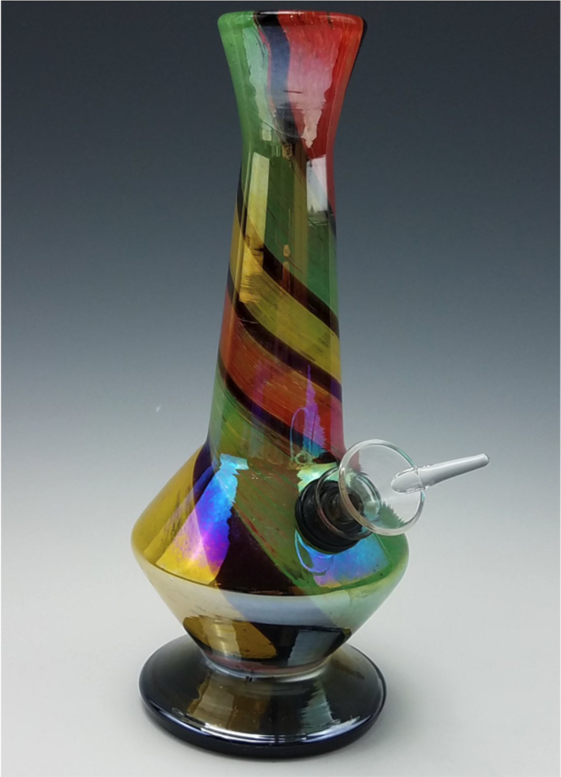 7" Rasta Diamond Shaped Genie Bottle Bong By Mile High - Bong (1600x1600), Png Download