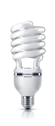 Compact Fluorescent Spiral Bulb & Genie Compact Fluorescent - Philips - Genie 11w-865 Cdl E27 801067 (494x435), Png Download