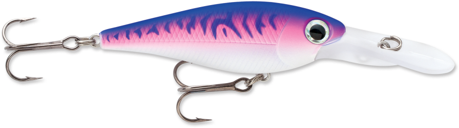 Storm Smash Shad Crankbait - 2-3/4" - Blue Pink Fire (895x640), Png Download