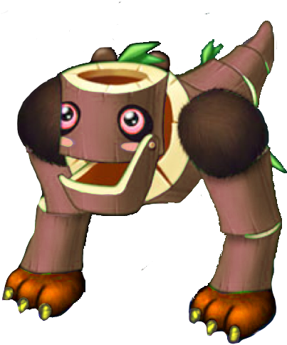 Wood Monster - My Singing Monsters Chinese (500x500), Png Download