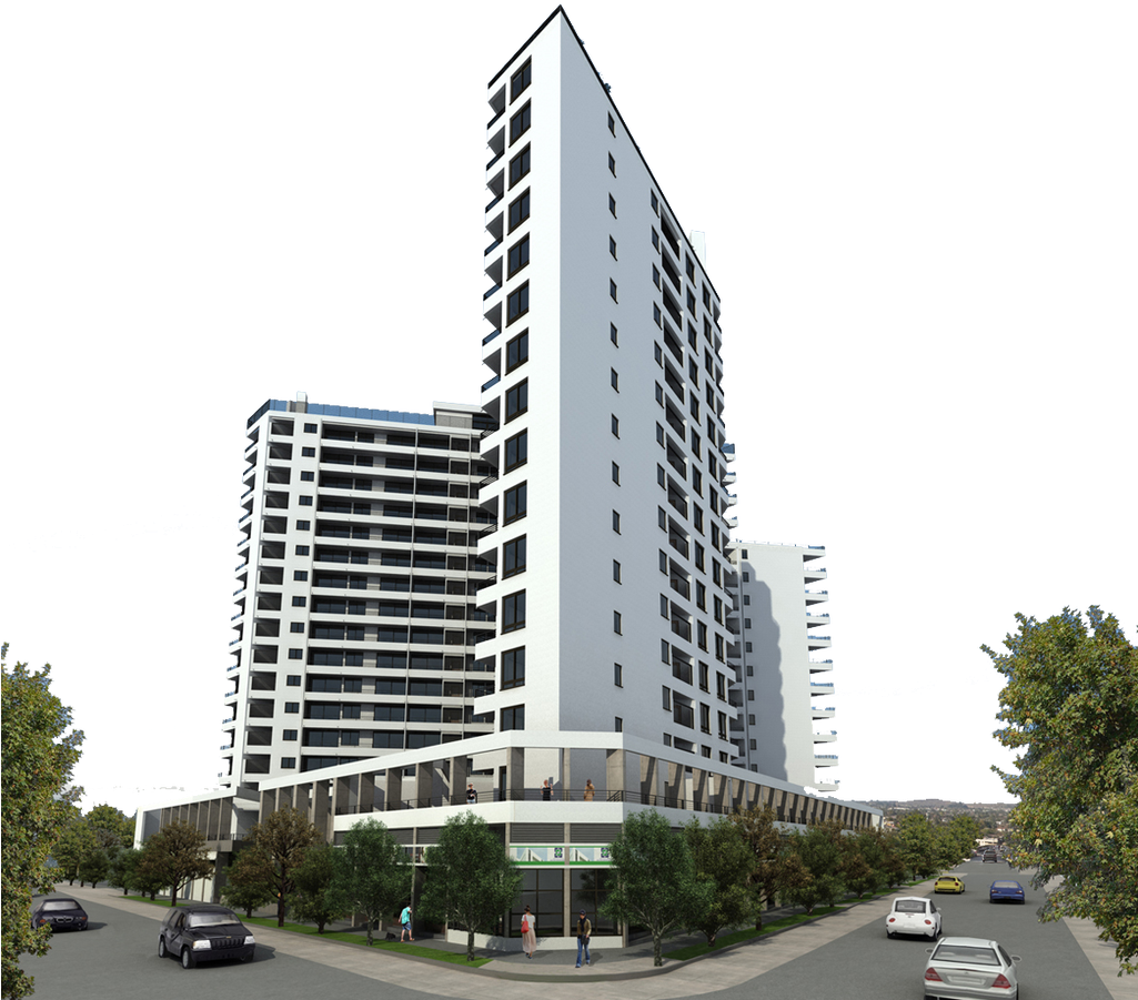 Edificio Parque García De La Huerta, San Bernardo, - García De La Huerta Park (1024x945), Png Download