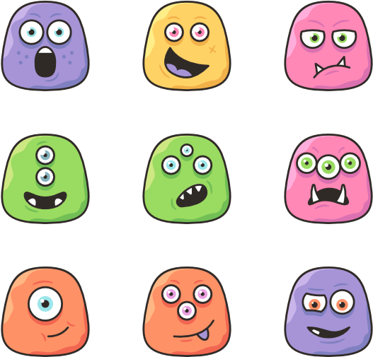 Monsters - Professional Icons (600x564), Png Download