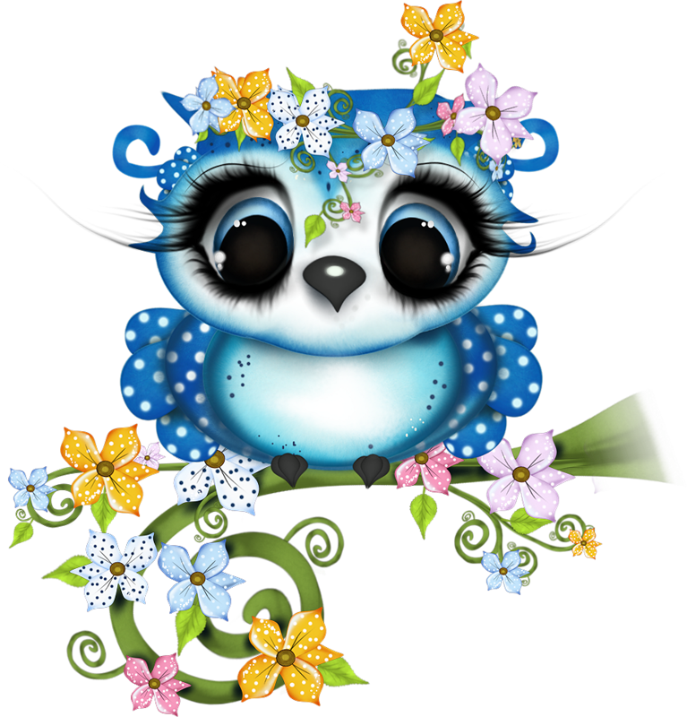 *✿**✿*buho*✿**✿* - Alicia Mujica Owl Png (767x800), Png Download