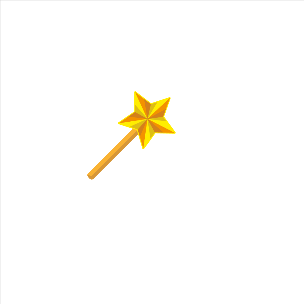 Varita Magica (1002x1002), Png Download