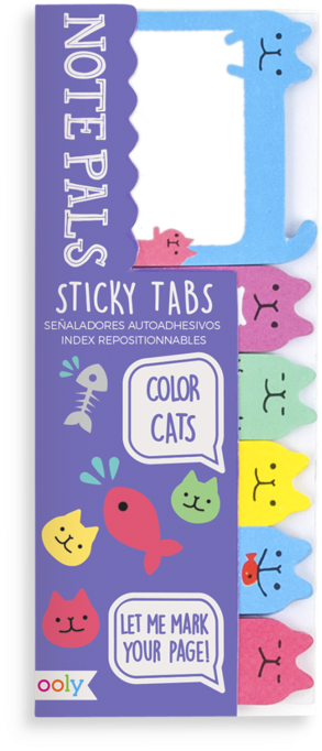 Note Pals Sticky Tabs - Note Pals Sticky Tabs Safari Animals (800x800), Png Download