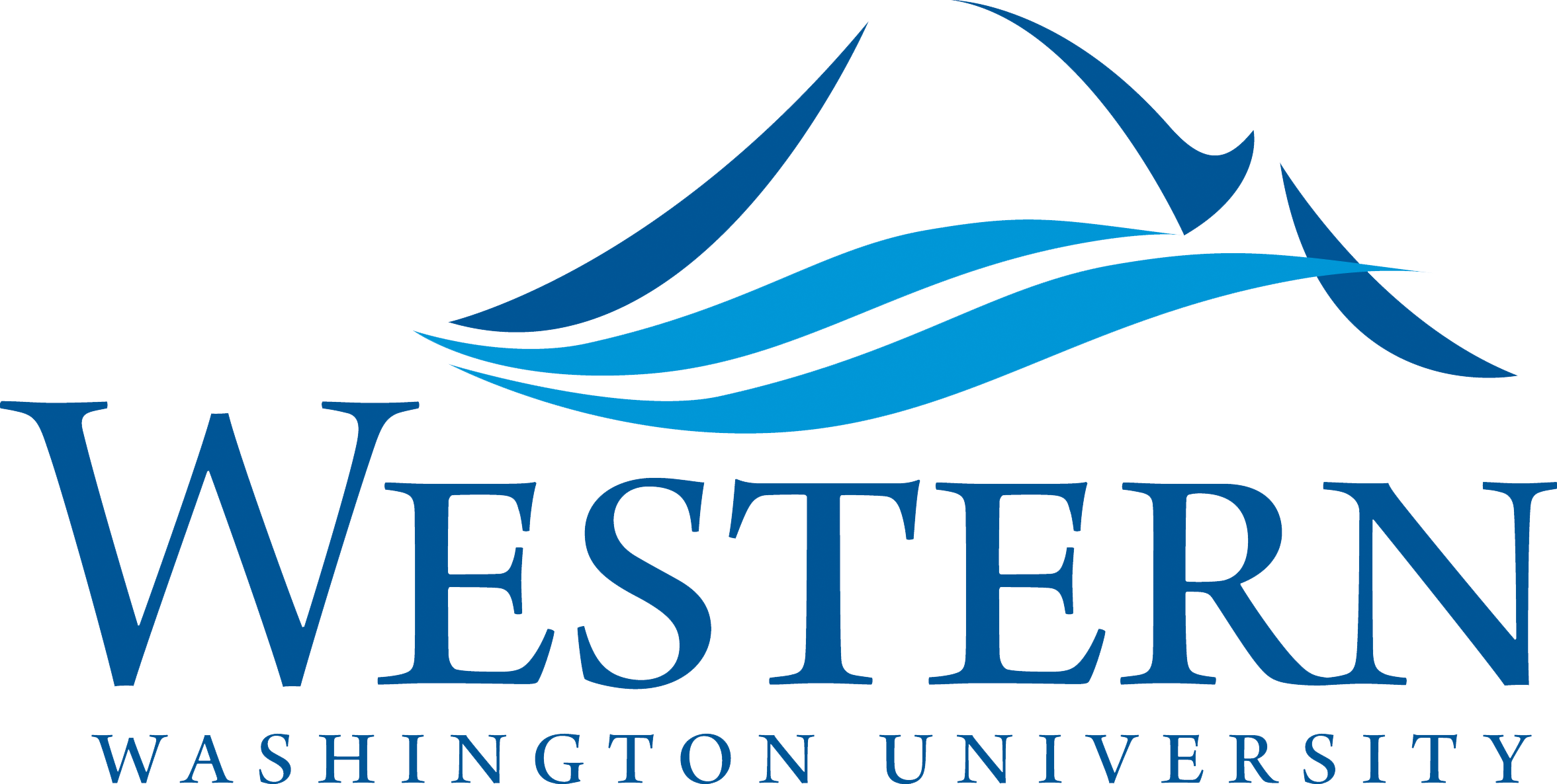 Western Logo No Background - Western Washington University College Logo (2353x1186), Png Download